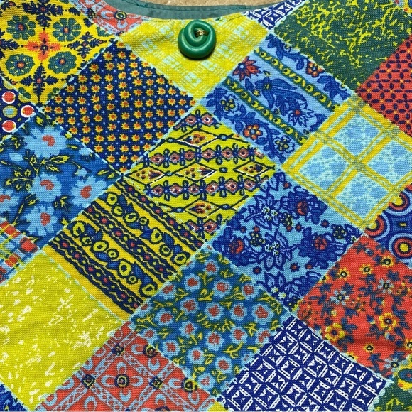 Colorful Patterned Purse 14 x 11.5 - Picture 2 of 7